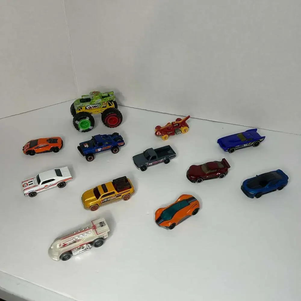 Lot of 12 Hot Wheels Mixed Diecast Car and Monster Truck